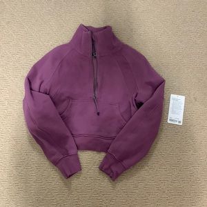 Lululemon Scuba Oversized Funnel Neck XS/S color: Vintage Plum